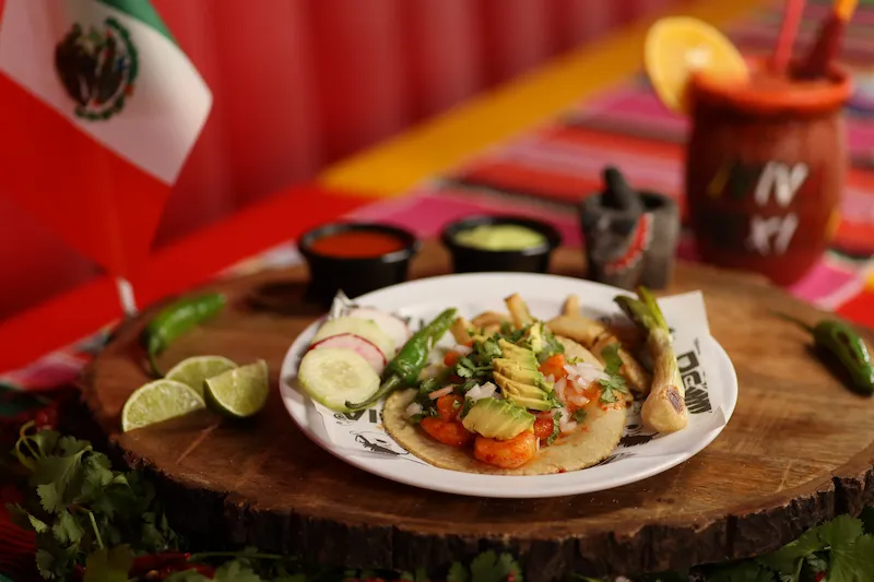 Taco Camarón Enchilado